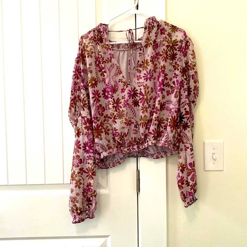 Free People Floral Top - NWT - Picture 2 of 5